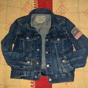POLO by Ralph Lauren kids flag trucker jacket size 6m